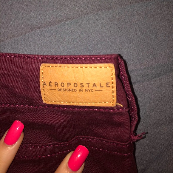 Maroon jeans - Picture 3 of 4